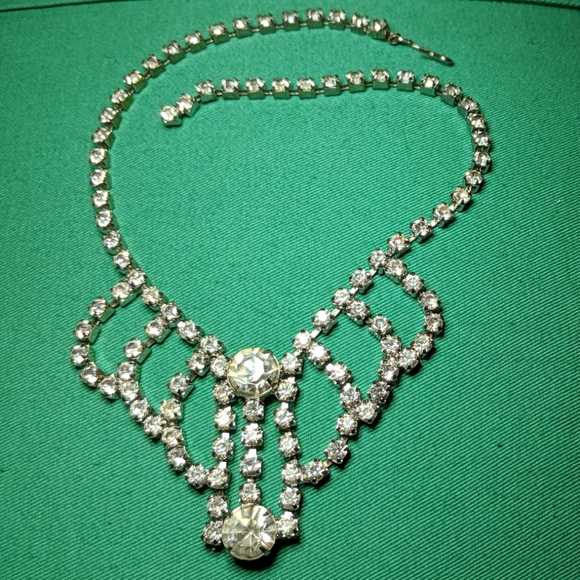 Vintage! Rhinestone Necklace Trio - Picture 7 of 7